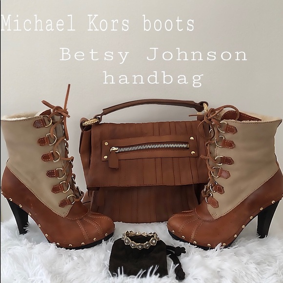 MICHAEL Michael Kors Shoes - Michael Kors platform studded Booties.